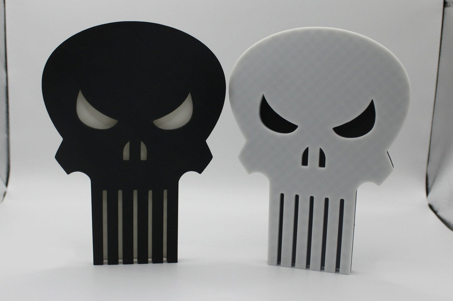 Punisher 3D printed Comic Logo Art