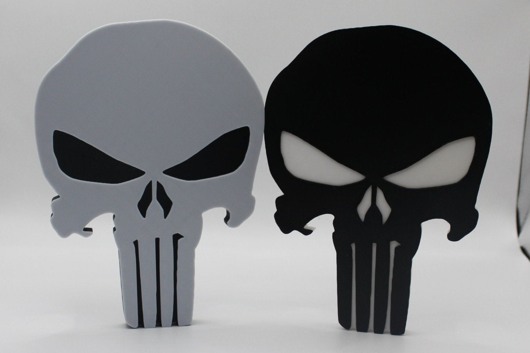 Punisher 3D printed Comic Logo Art