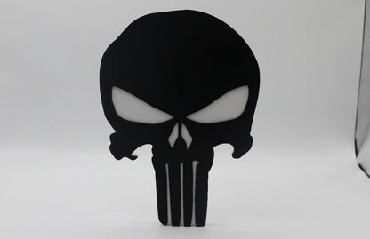 Punisher 3D printed Comic Logo Art