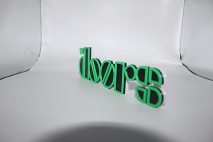 The Doors 3D Printed Logo Art