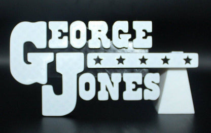 George Jones 3D Printed Logo Art