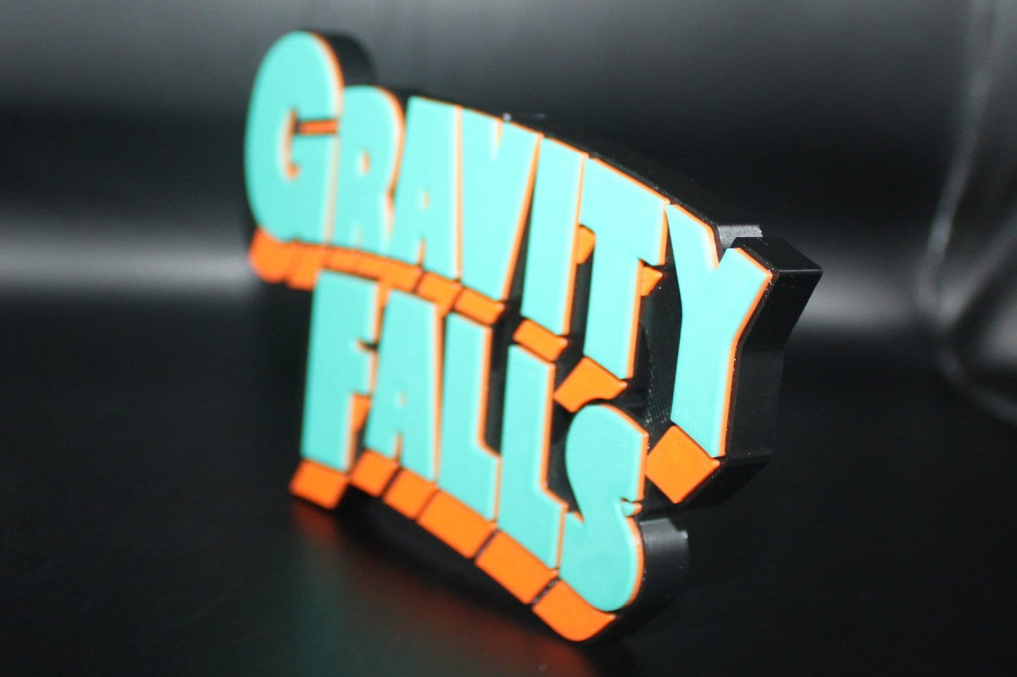 Gravity Falls 3D printed Logo Sign Wall Desk Shelf Art