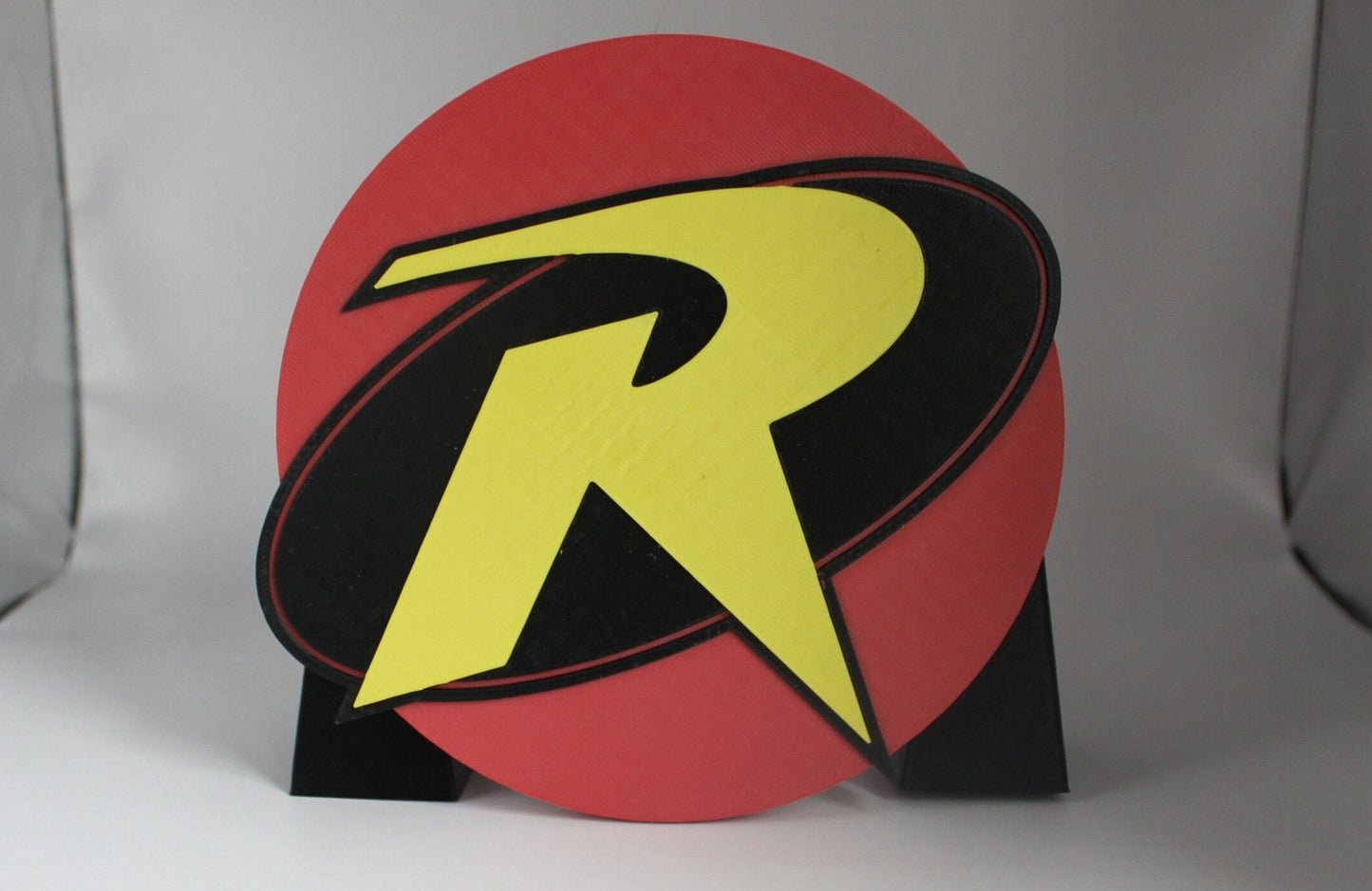 Robin 3D printed Comic Logo Art