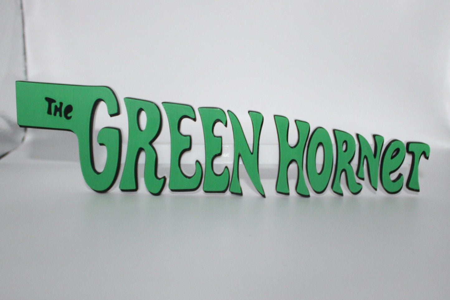 The Green Hornet 3D Printed Logo Art