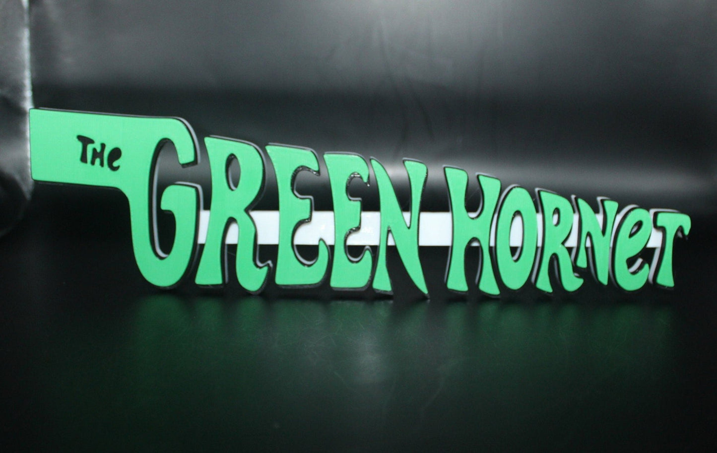 The Green Hornet 3D Printed Logo Art