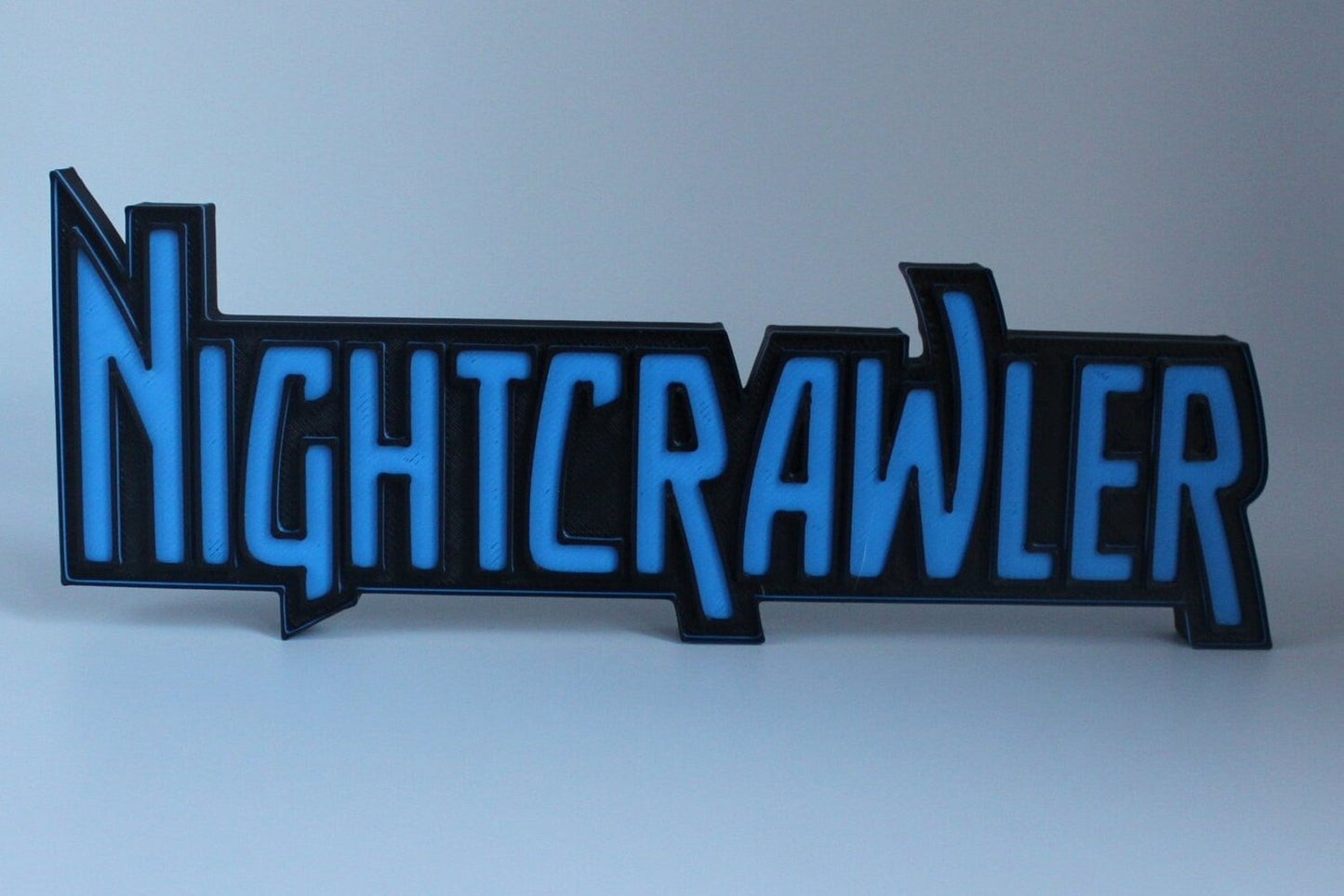 Nightcrawler 3D printed Comic Logo Art