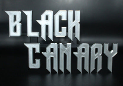 Black Canary 3D printed Comic Logo Art