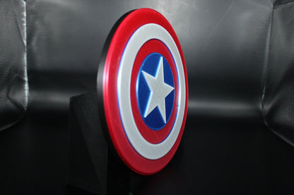 Captain America's Shield 3D printed Comic Logo Art