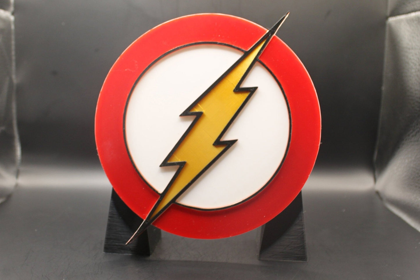 Flash 3D printed Comic Logo Art