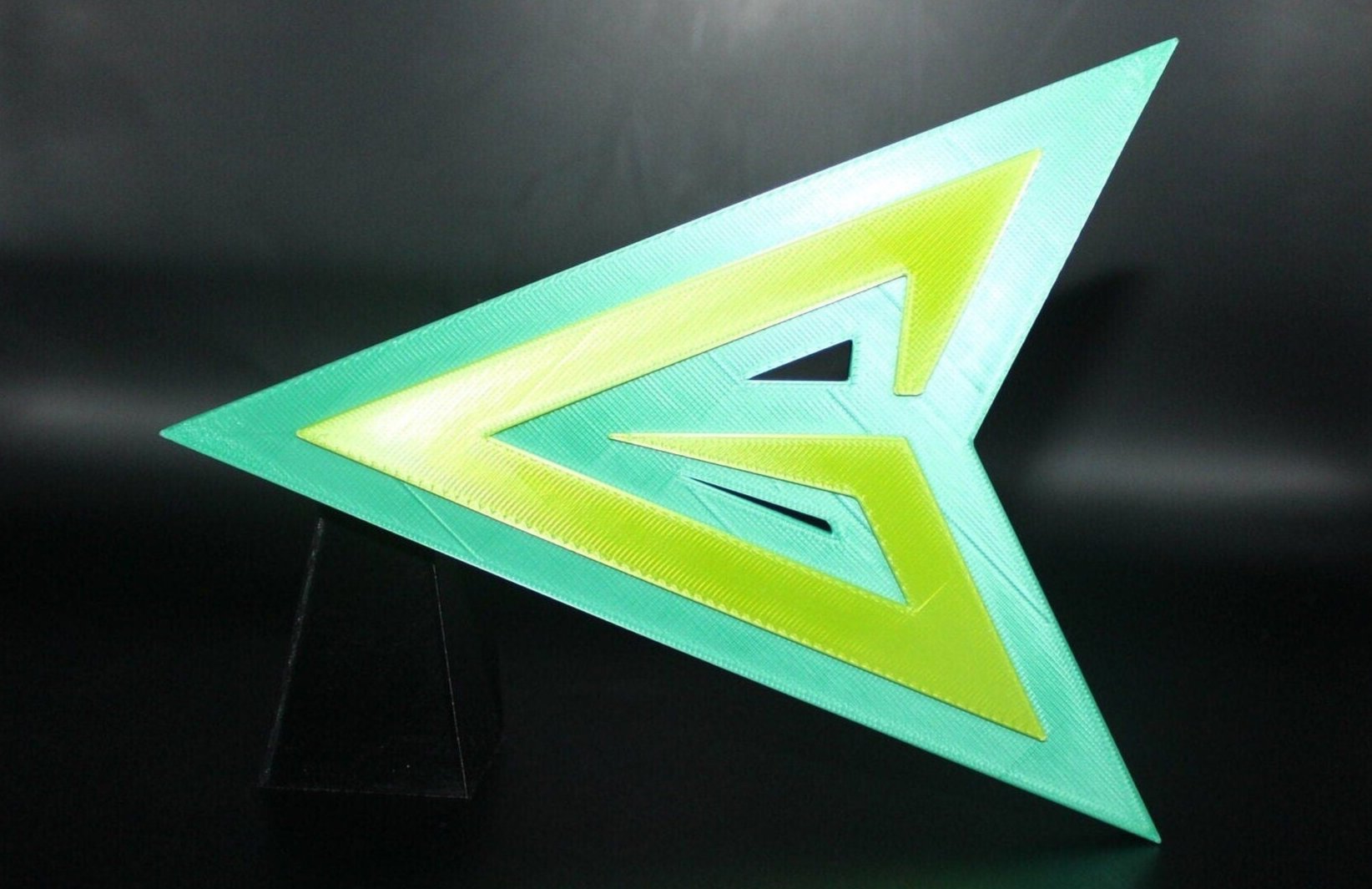 Green Arrow 3D printed Comic Logo Art