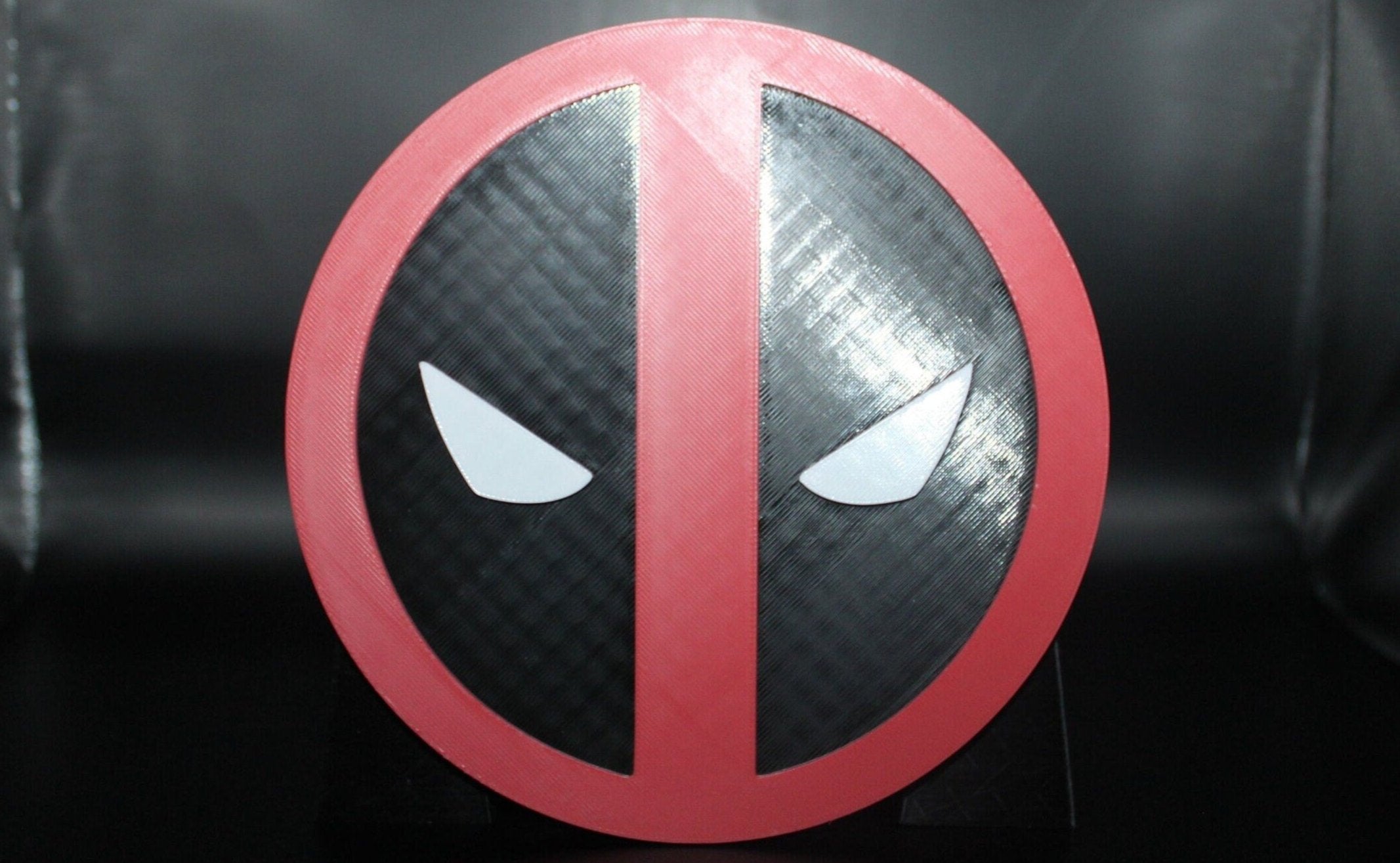 Deadpool 3D printed Logo Sign Wall Desk Shelf Art – WindyCity3D