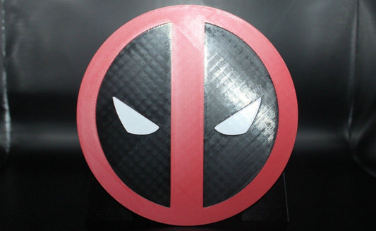 Deadpool 3D printed Comic Logo Art