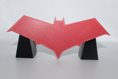 Red Hood 3D printed Comic Logo Art