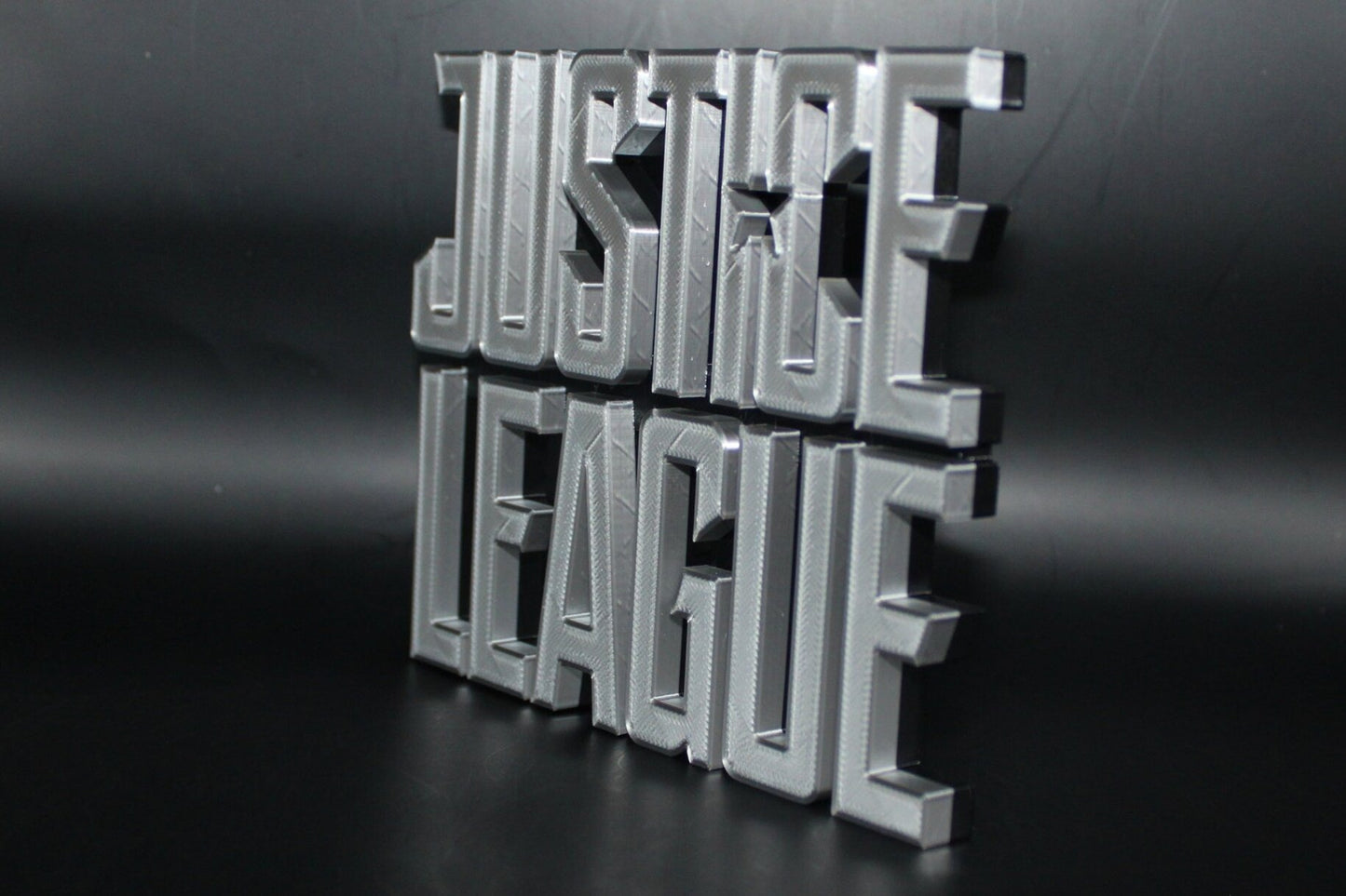 Justice league 3D printed Comic Logo Art