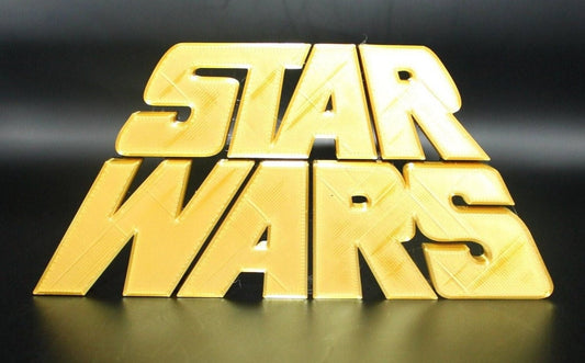 Star Wars 3D printed Logo Art