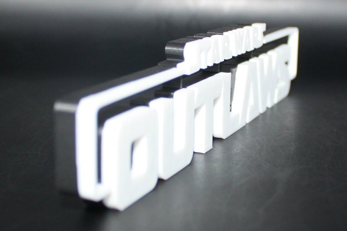 Star Wars Outlaws 3D printed Logo Art