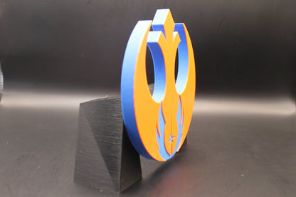 Rebel Alliance - Jedi Order Insigna 3D printed Logo Art