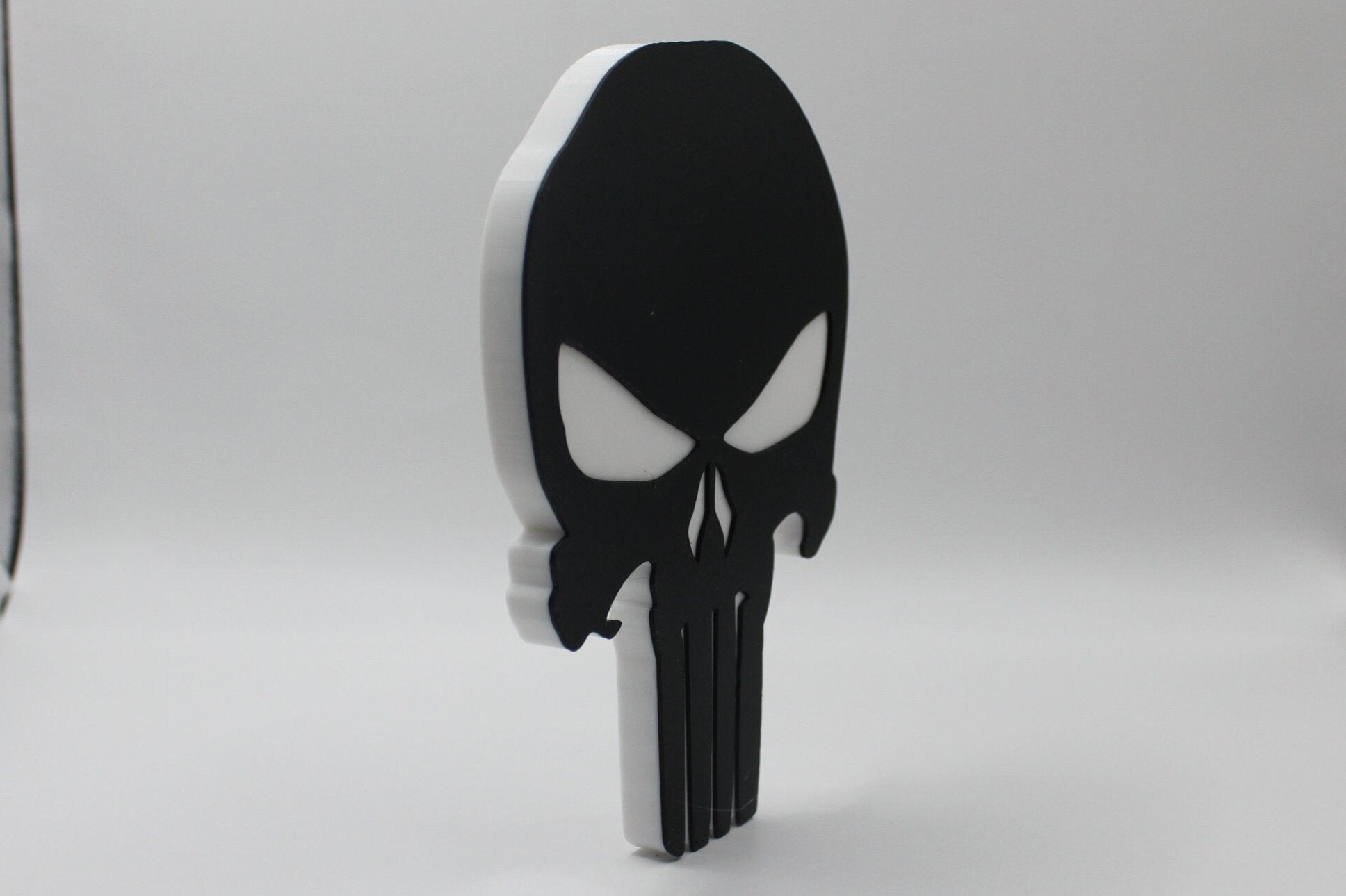 Punisher 3D printed Comic Logo Art