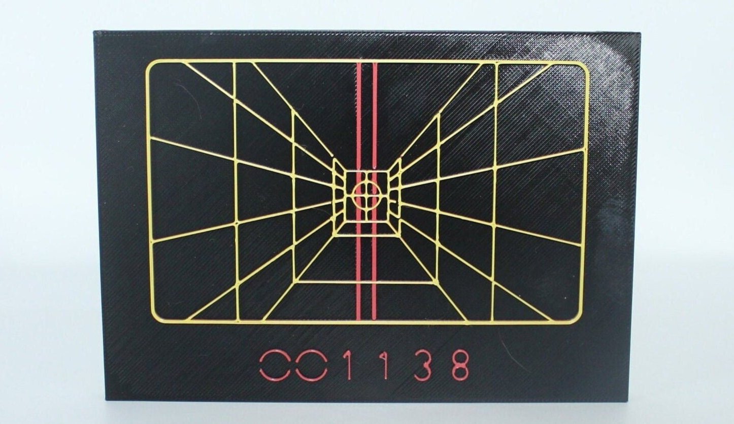 Luke Skywalkers Targeting Computer 3D printed Logo Sign Wall Desk Shel ...