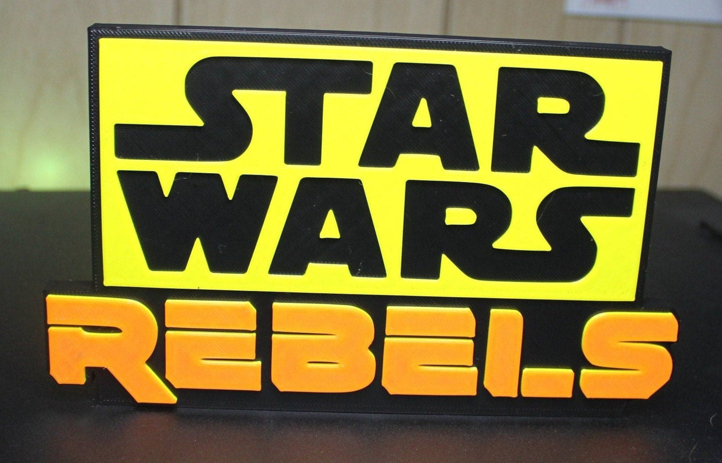 Star Wars Rebels 3D printed Logo Sign Wall Desk Shelf Art