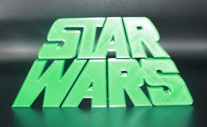 Star Wars 3D printed Logo Art