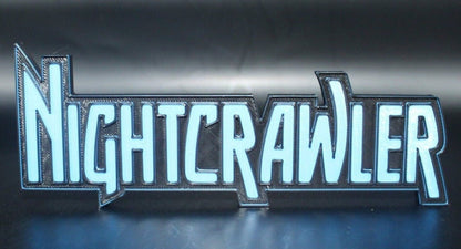 Nightcrawler 3D printed Logo Sign Wall Desk Shelf Art