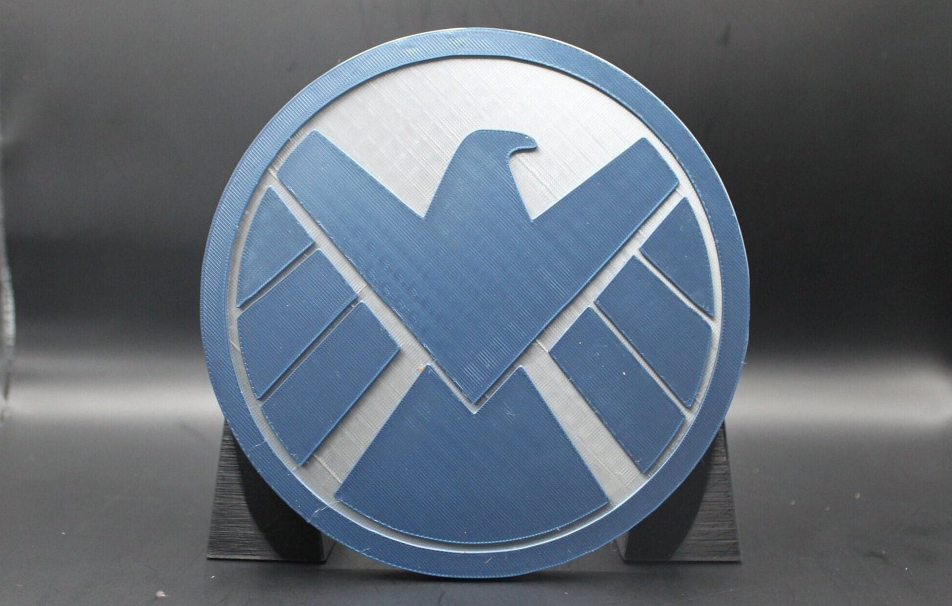 Shield 3D printed Comic Logo Art