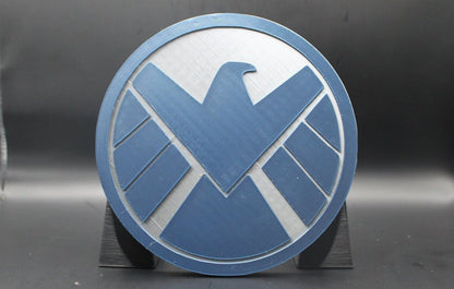 Shield 3D printed Comic Logo Art