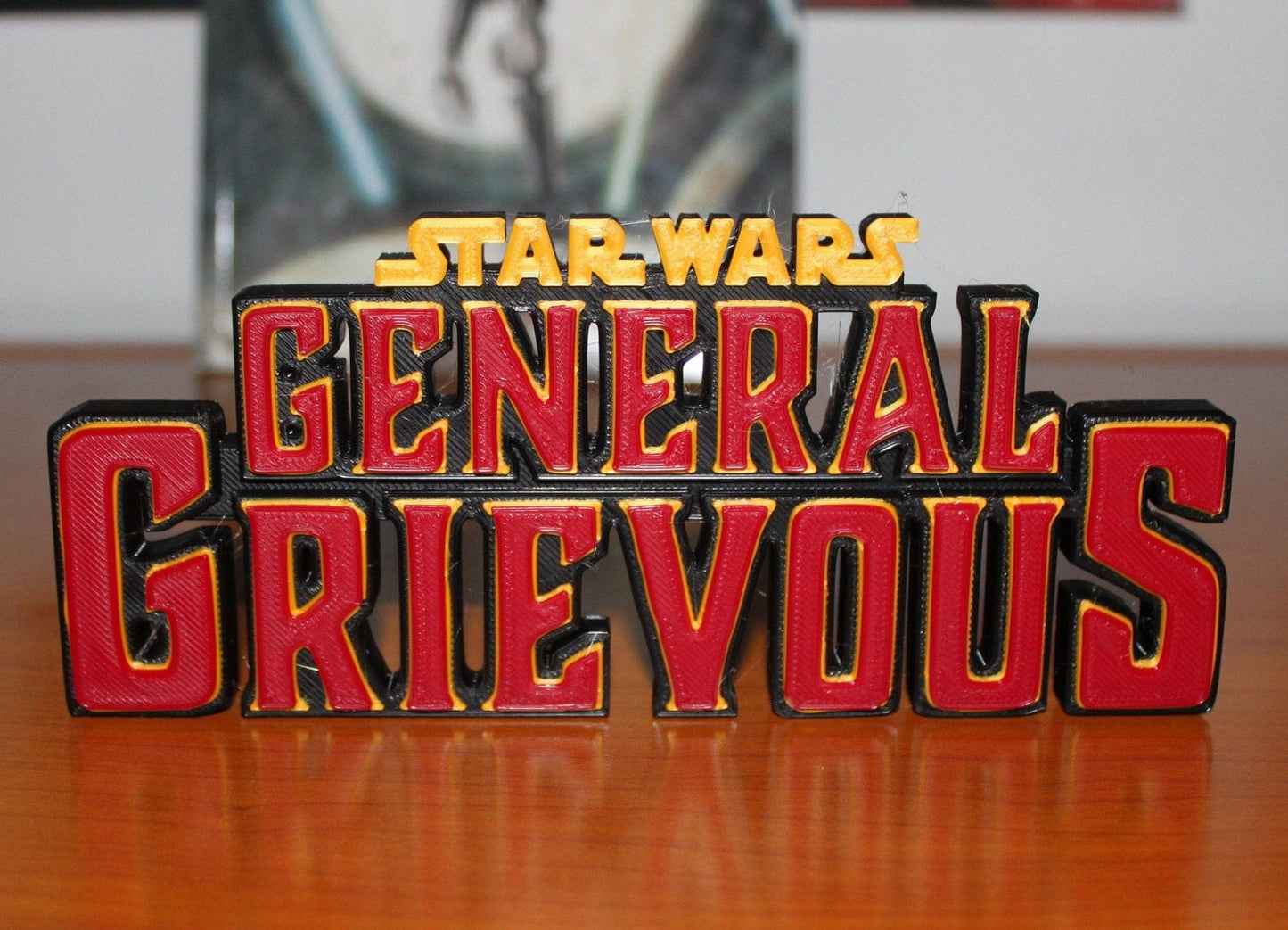 General Grievous 3D printed Comic Logo Art