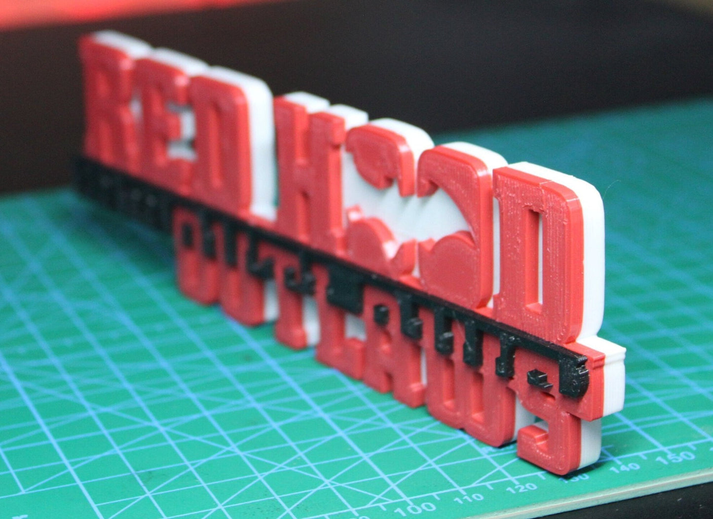 Red Hood and the Outlaws 3D printed Comic Logo Art