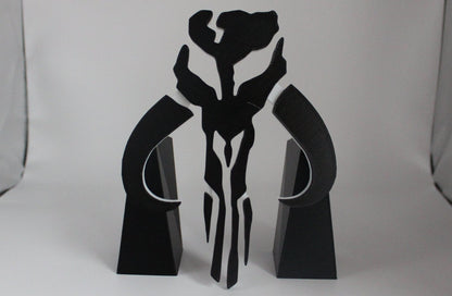 Mythosaur - Mandalorian 3D printed Logo Sign Wall Desk Shelf Art