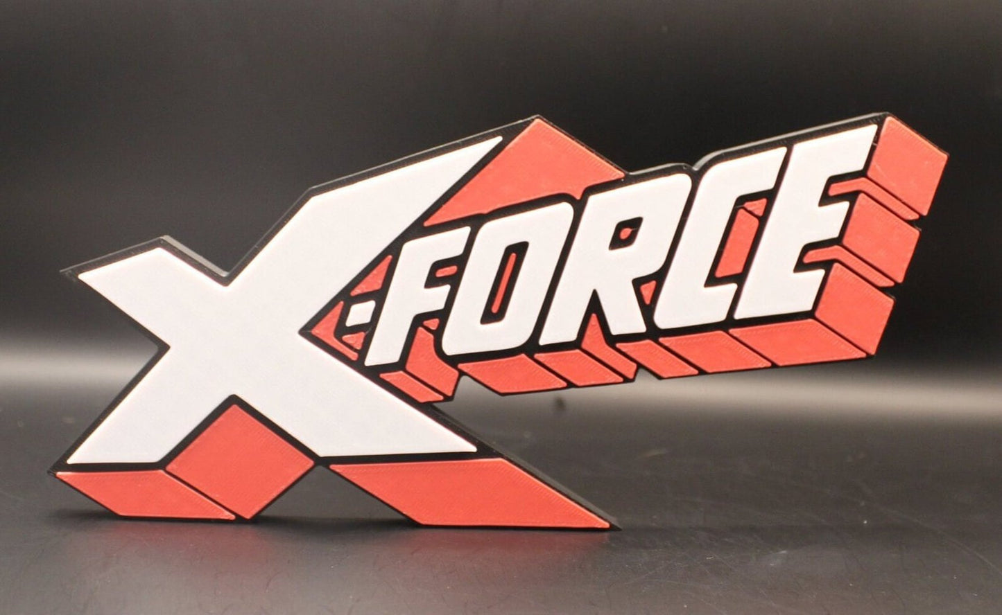 X-Force 3D printed Comic Logo Art