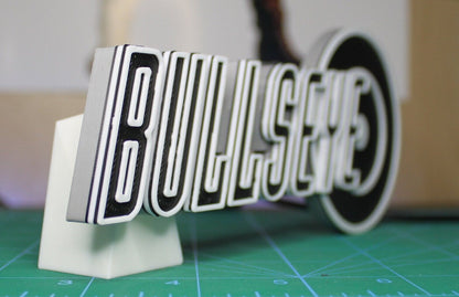 Bullseye 3D printed Comic Logo Art