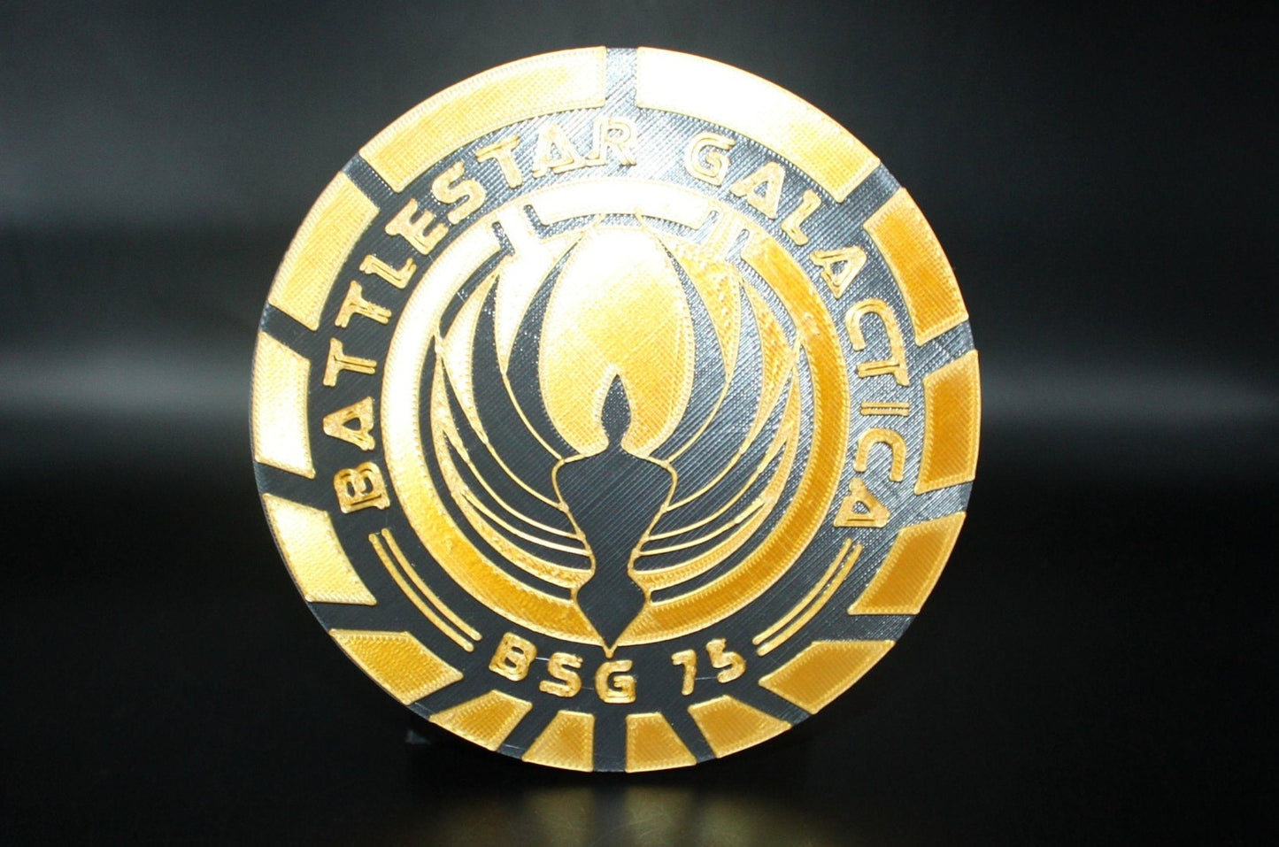 Battlestar Galactica 3D Printed Logo Art