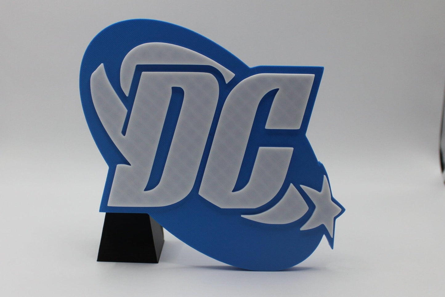 DC 3D printed Comic Logo Art