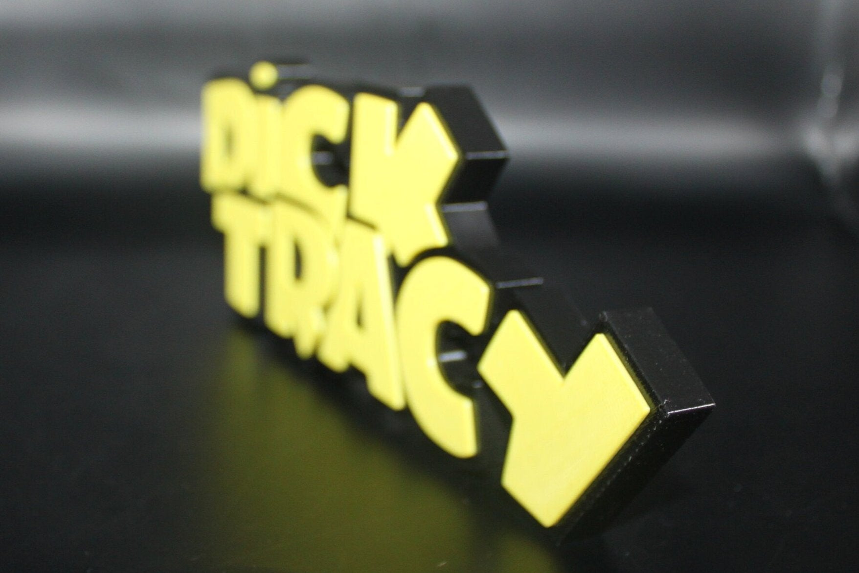 Dick Tracy 3D printed Logo Art