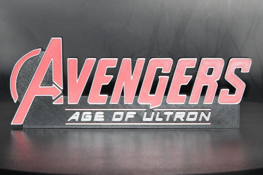 Avengers Age of Ultron 3D printed Comic Logo Art