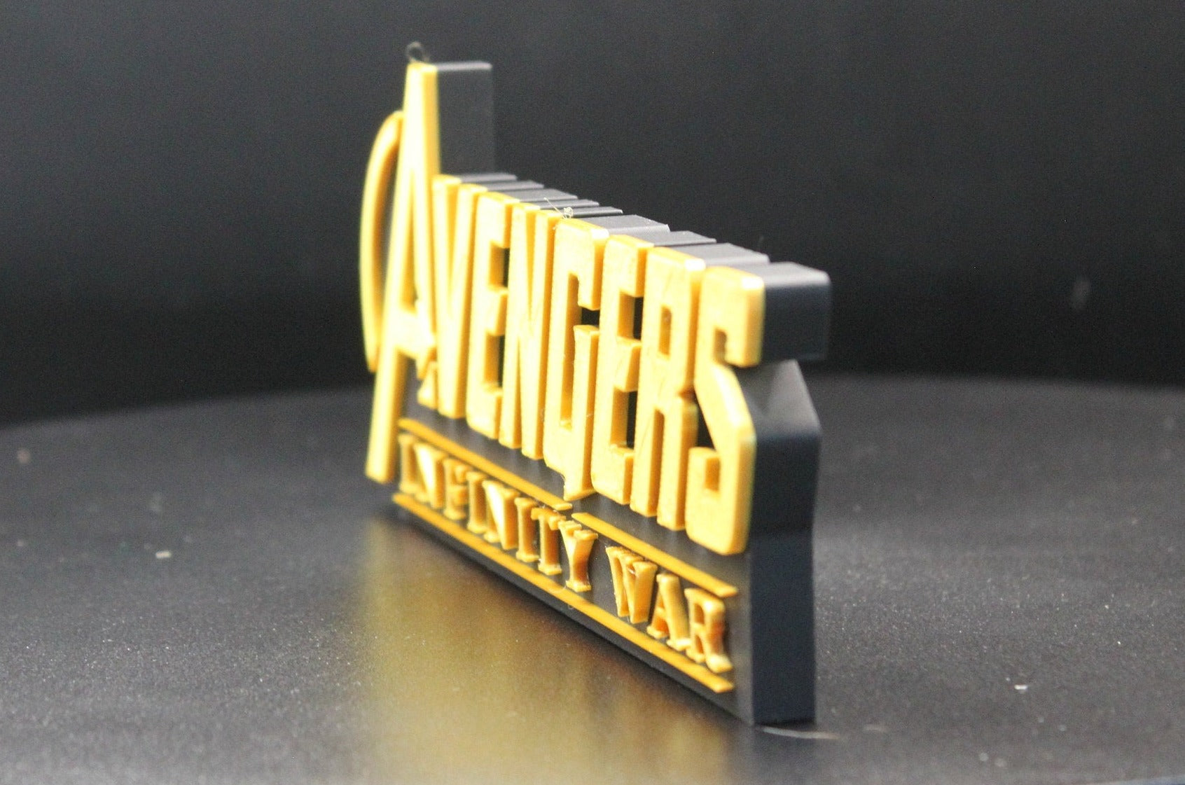 Avengers Infinity War 3D printed Comic Logo Art