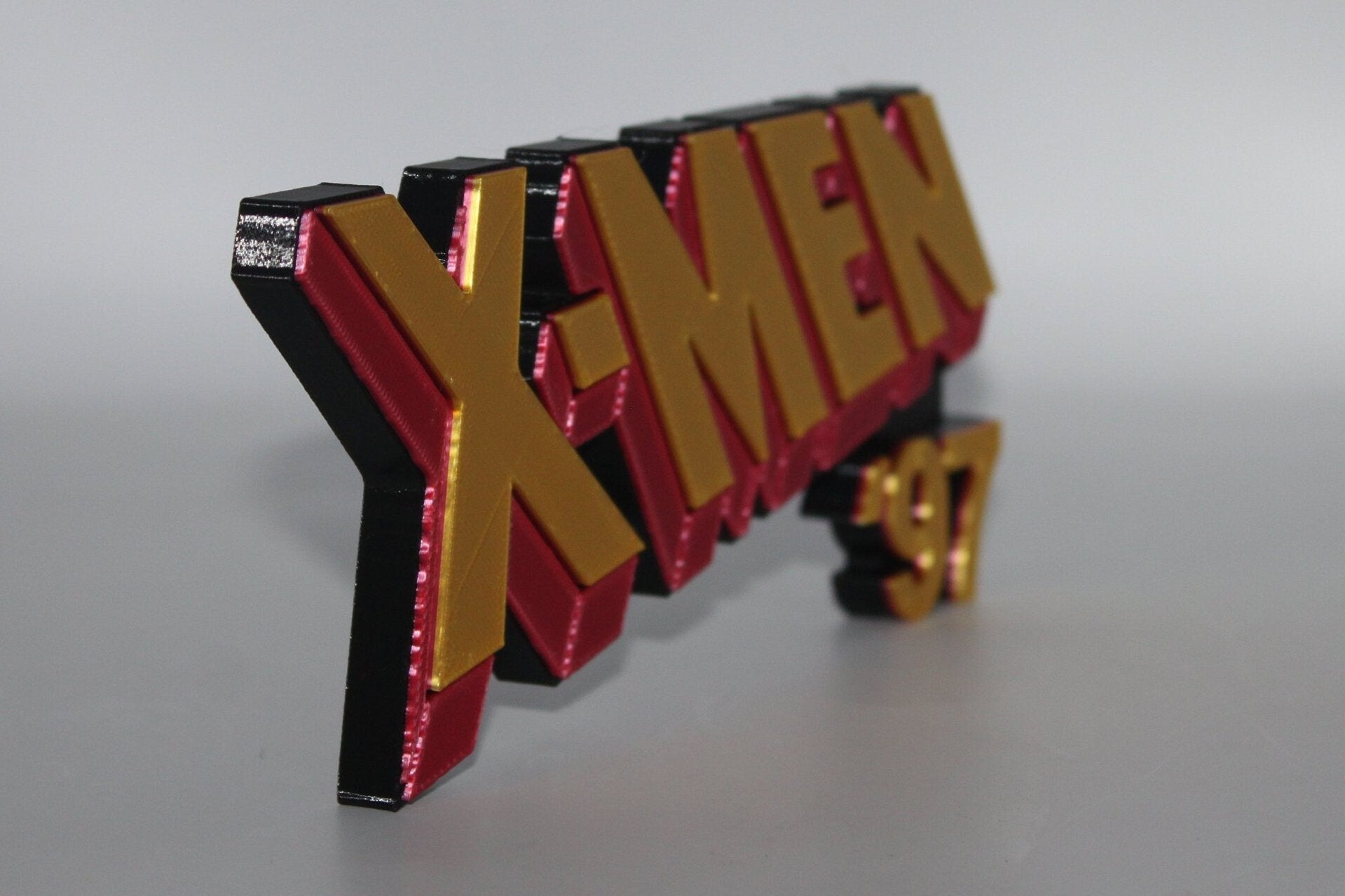 X-Men '97 3D printed Comic Logo Art