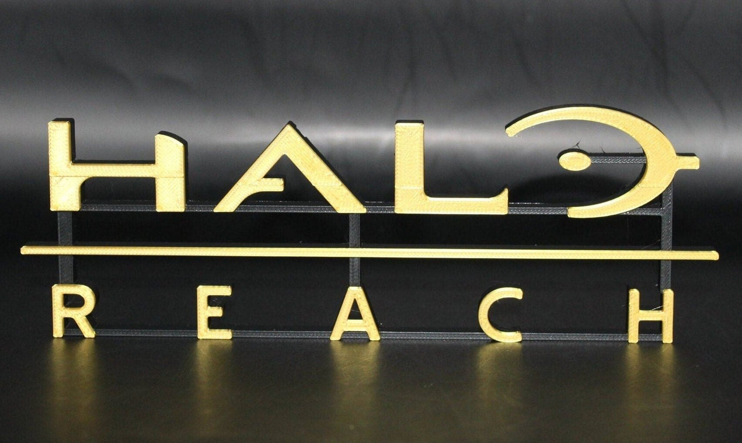 Halo Reach 3D printed Logo Art