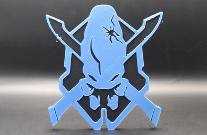 Halo, Legendary Emblem 3D printed Logo Art