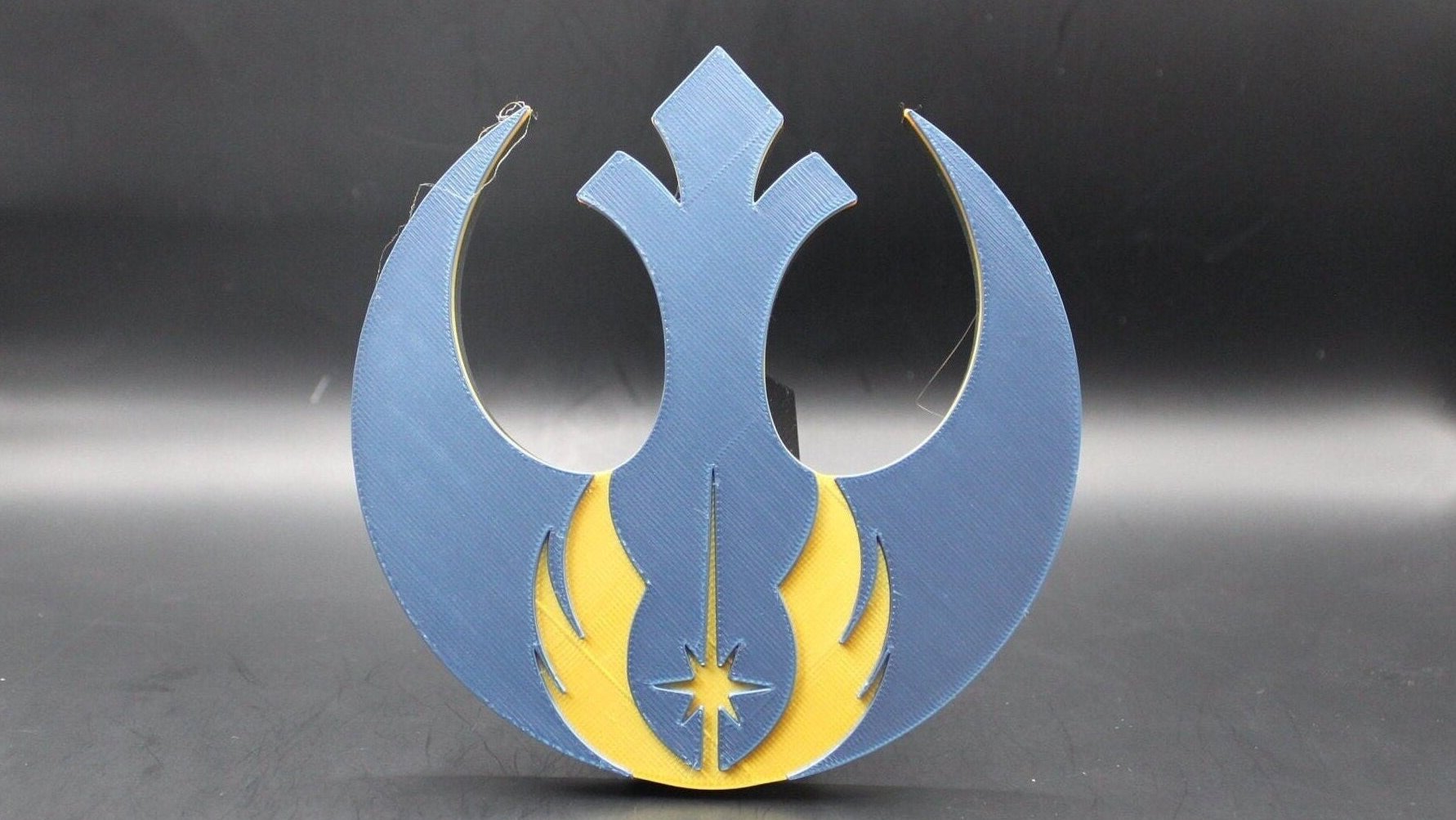 Rebel Alliance - Jedi Order Insigna 3D printed Logo Art