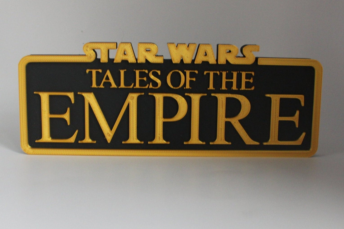 Star Wars Tales of the Empire 3D printed Logo Art