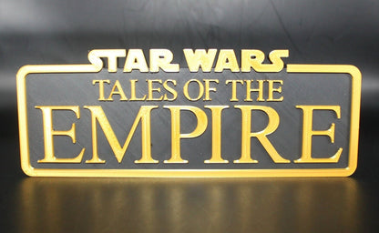 Star Wars Tales of the Empire 3D printed Logo Art