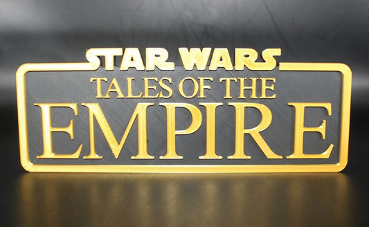 Star Wars Tales of the Empire 3D printed Logo Art