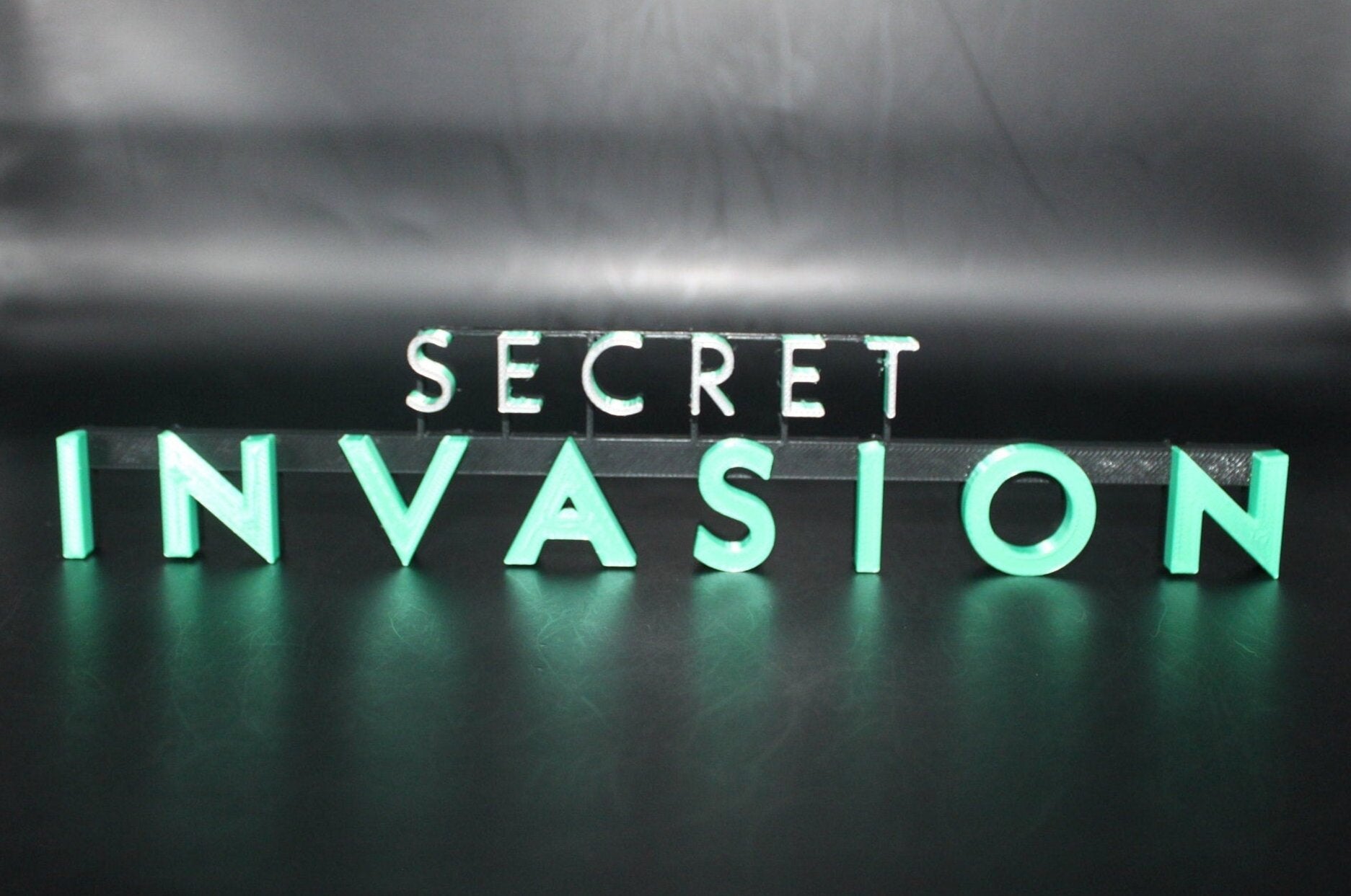 Secret Invasion 3D printed Comic Logo Art