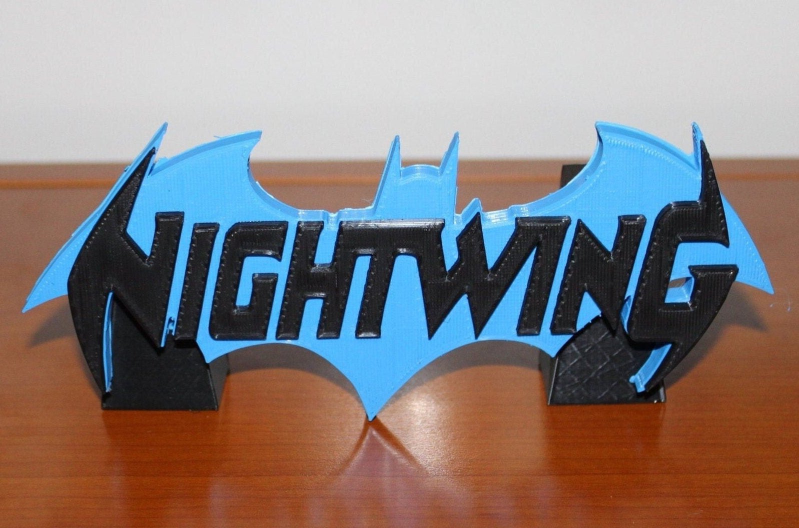 Nightwing 3D printed Comic Logo Art