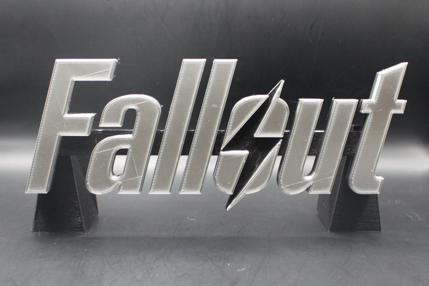 Fallout Video Game 3D printed Logo Art