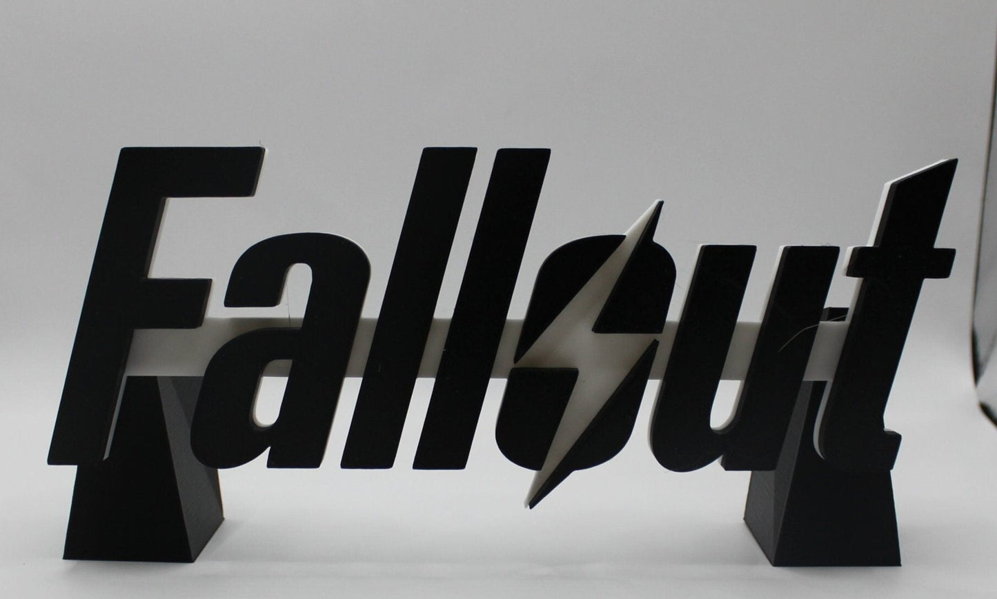 Fallout Video Game 3D printed Logo Sign Wall Desk Shelf Art