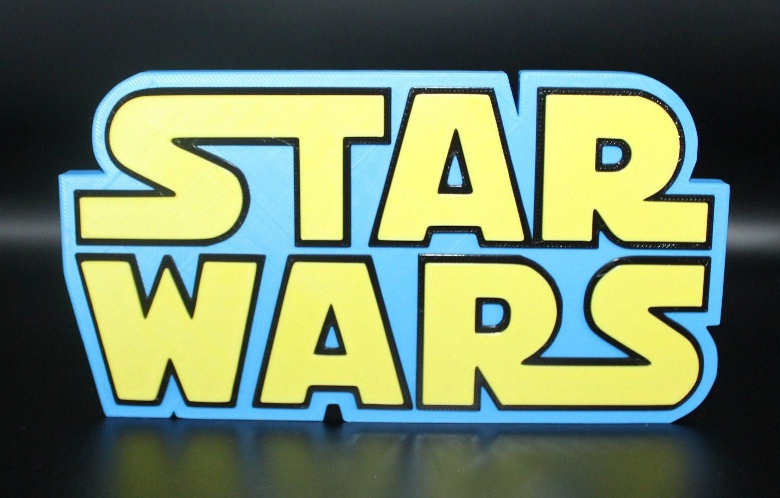 Star Wars 3D printed Logo Art